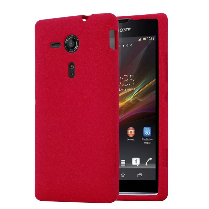 Cadorabo Hülle kompatibel mit Sony Xperia SP Schutzhülle aus flexiblem TPU Silikon
