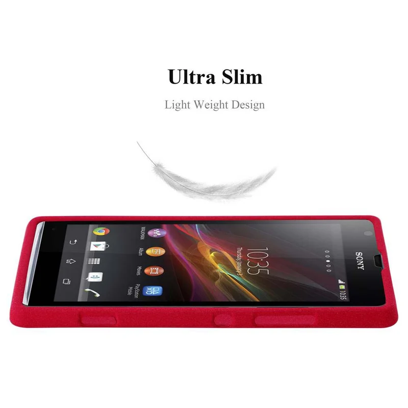 Cadorabo Hülle kompatibel mit Sony Xperia SP Schutzhülle aus flexiblem TPU Silikon