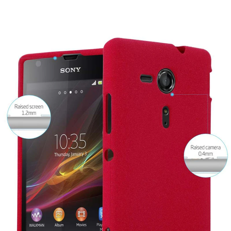 Cadorabo Hülle kompatibel mit Sony Xperia SP Schutzhülle aus flexiblem TPU Silikon