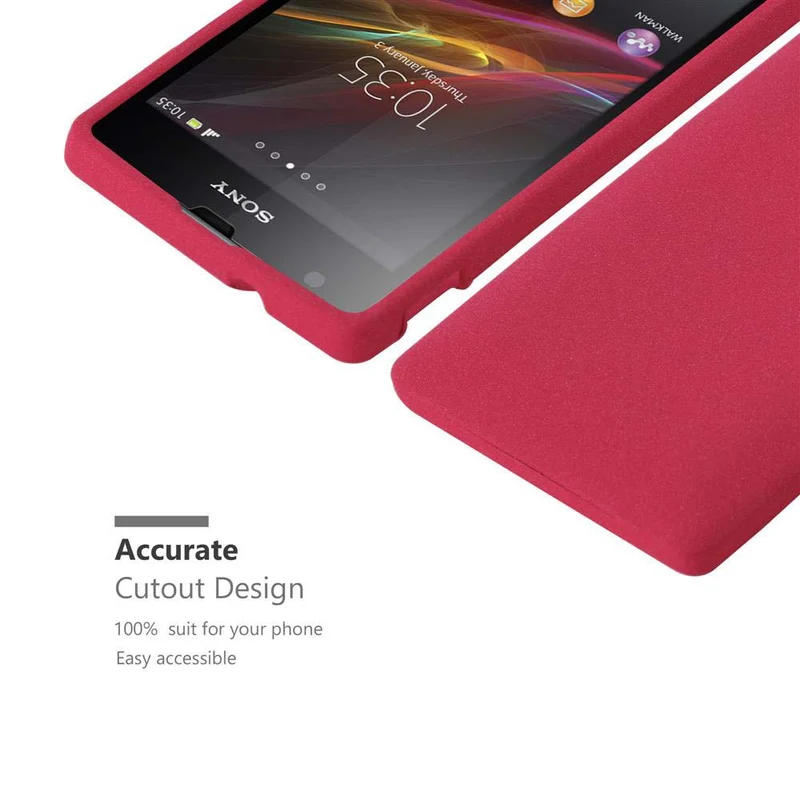 Cadorabo Hülle kompatibel mit Sony Xperia SP Schutzhülle aus flexiblem TPU Silikon