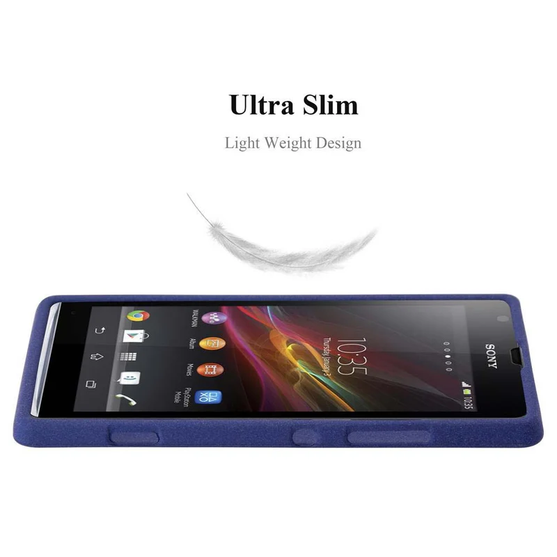 Cadorabo Hülle kompatibel mit Sony Xperia SP Schutzhülle aus flexiblem TPU Silikon