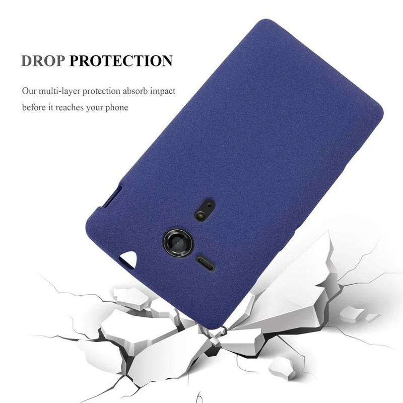 Cadorabo Hülle kompatibel mit Sony Xperia SP Schutzhülle aus flexiblem TPU Silikon