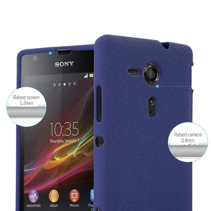 Cadorabo Hülle kompatibel mit Sony Xperia SP Schutzhülle aus flexiblem TPU Silikon