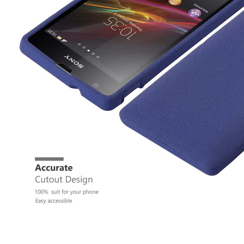 Cadorabo Hülle kompatibel mit Sony Xperia SP Schutzhülle aus flexiblem TPU Silikon