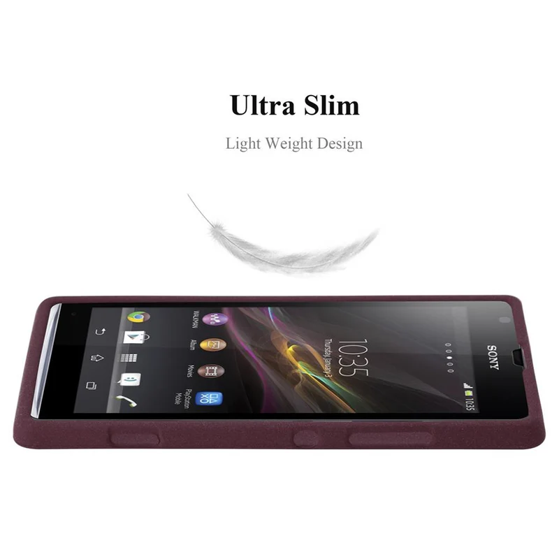 Cadorabo Hülle kompatibel mit Sony Xperia SP Schutzhülle aus flexiblem TPU Silikon