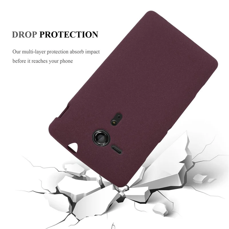 Cadorabo Hülle kompatibel mit Sony Xperia SP Schutzhülle aus flexiblem TPU Silikon