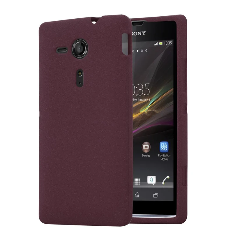Cadorabo Hülle kompatibel mit Sony Xperia SP Schutzhülle aus flexiblem TPU Silikon