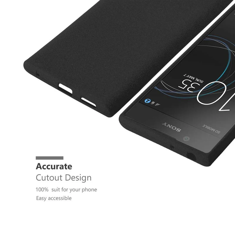 Cadorabo Hülle kompatibel mit Sony Xperia L1 Schutzhülle aus flexiblem TPU Silikon