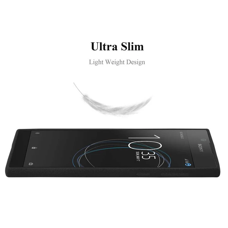 Cadorabo Hülle kompatibel mit Sony Xperia L1 Schutzhülle aus flexiblem TPU Silikon