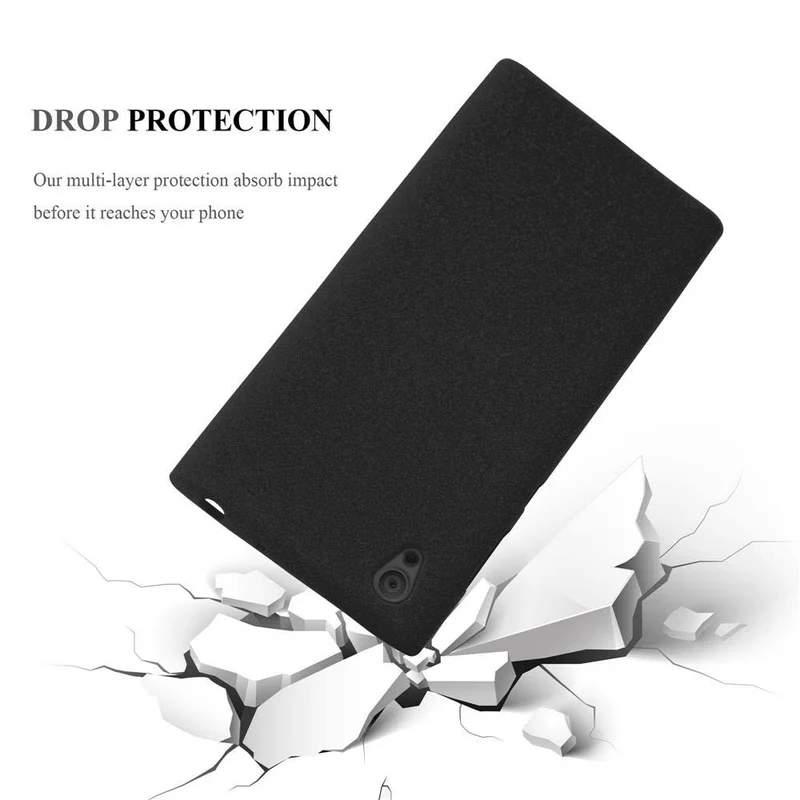 Cadorabo Hülle kompatibel mit Sony Xperia L1 Schutzhülle aus flexiblem TPU Silikon