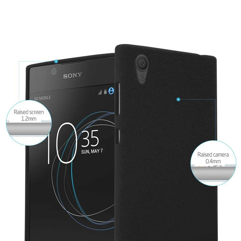 Cadorabo Hülle kompatibel mit Sony Xperia L1 Schutzhülle aus flexiblem TPU Silikon