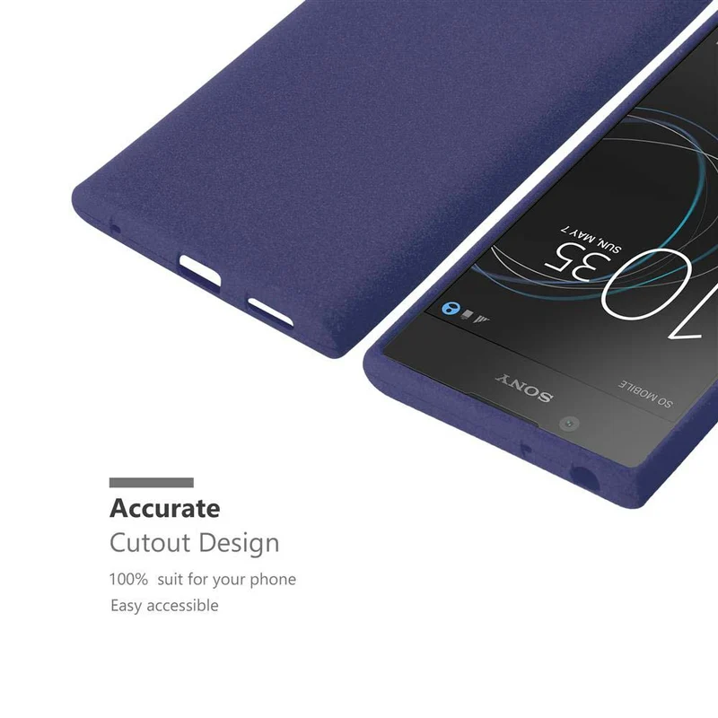 Cadorabo Hülle kompatibel mit Sony Xperia L1 Schutzhülle aus flexiblem TPU Silikon