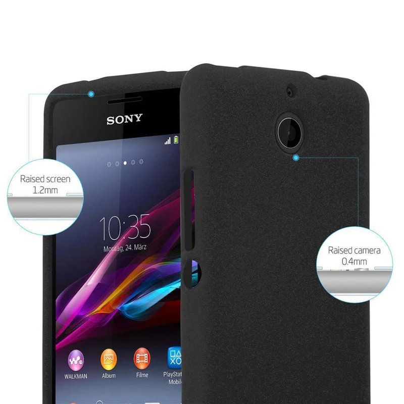 Cadorabo Hülle kompatibel mit Sony Xperia E1 Schutzhülle aus flexiblem TPU Silikon