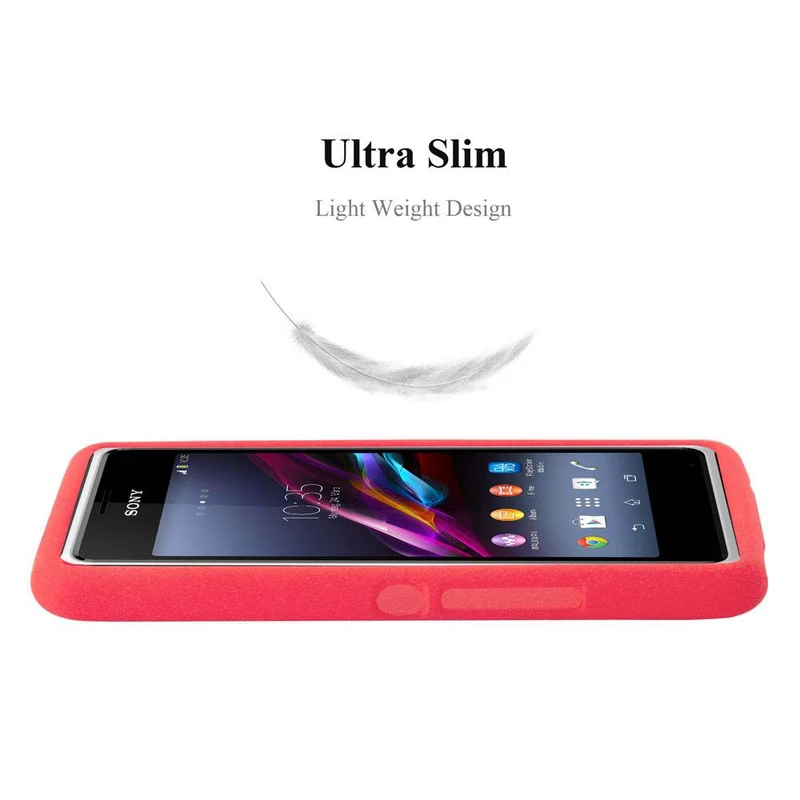 Cadorabo Hülle kompatibel mit Sony Xperia E1 Schutzhülle aus flexiblem TPU Silikon