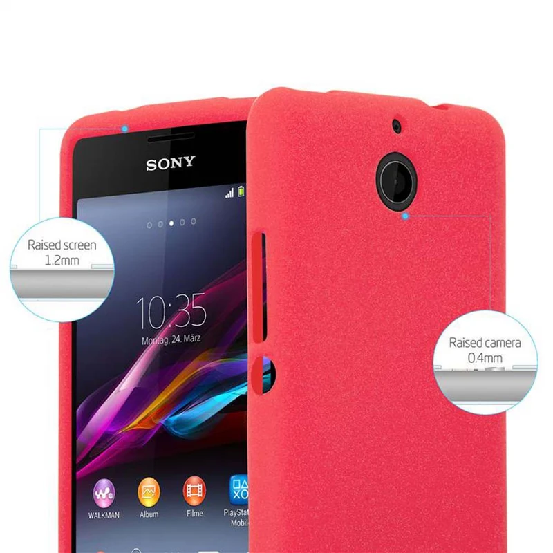Cadorabo Hülle kompatibel mit Sony Xperia E1 Schutzhülle aus flexiblem TPU Silikon