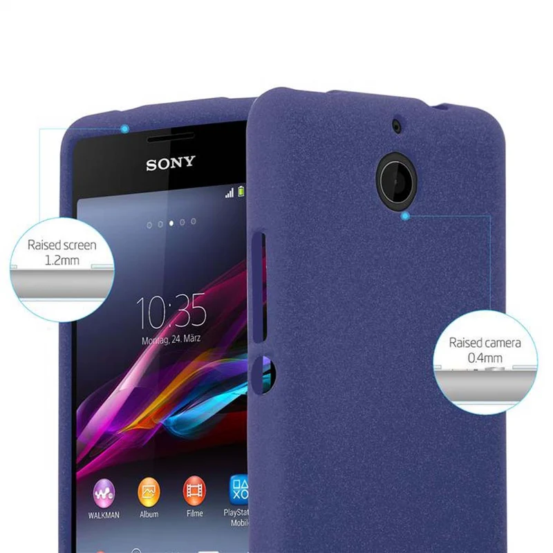 Cadorabo Hülle kompatibel mit Sony Xperia E1 Schutzhülle aus flexiblem TPU Silikon