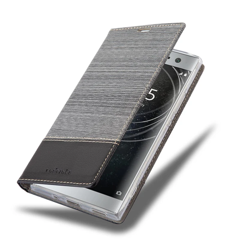 Cadorabo Hülle kompatibel mit Sony Xperia XA2 ULTRA Schutzhülle mit Magnetverschluss, Standfunktion und Kartenfach