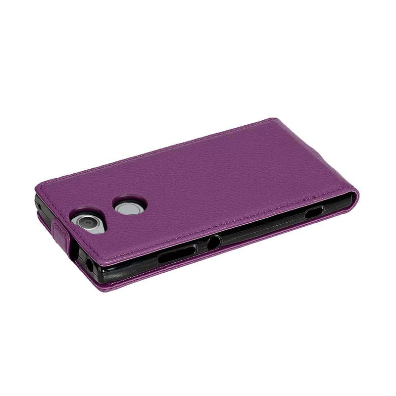 Cadorabo Hülle kompatibel mit Sony Xperia XA2 Schutzhülle im Flip Design aus strukturiertem Kunstleder