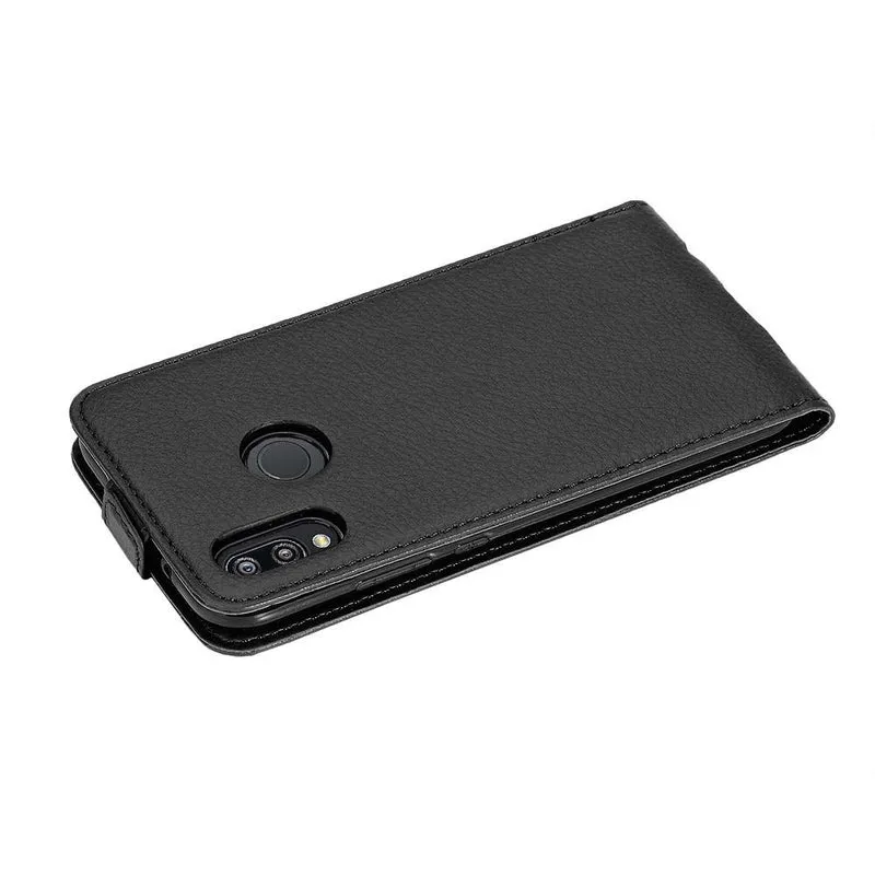 Cadorabo Hülle kompatibel mit Huawei P20 LITE 2018 / NOVA 3E Schutzhülle im Flip Design aus strukturiertem Kunstleder