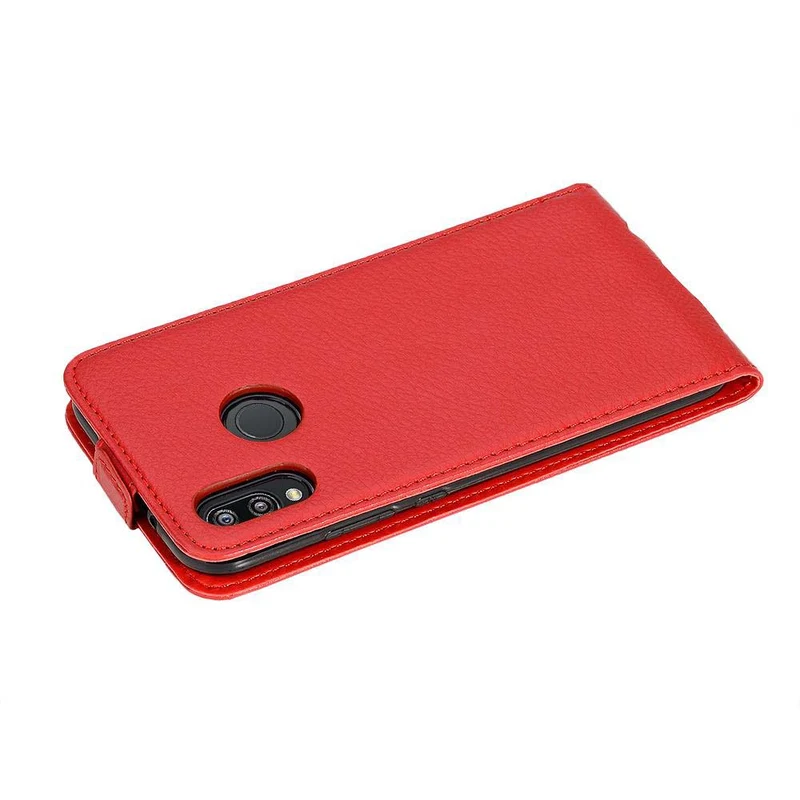 Cadorabo Hülle kompatibel mit Huawei P20 LITE 2018 / NOVA 3E Schutzhülle im Flip Design aus strukturiertem Kunstleder