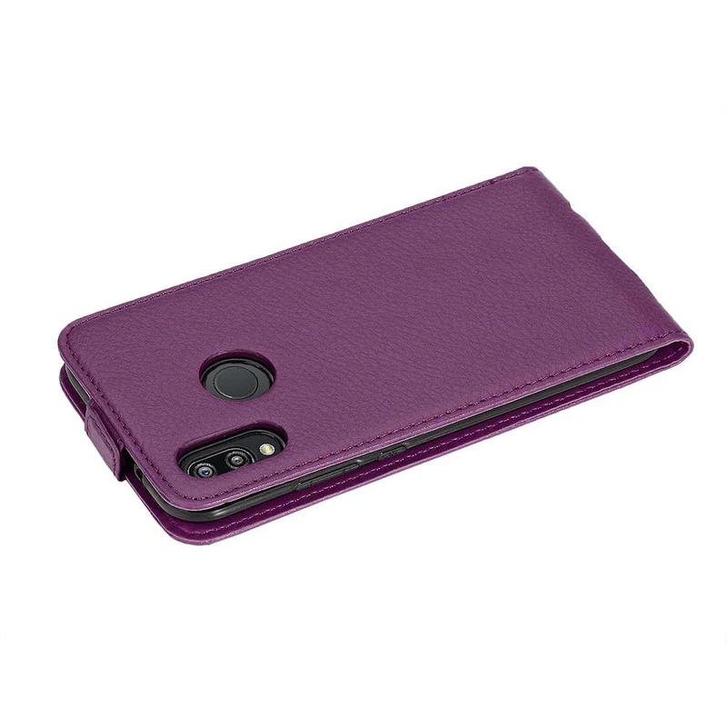 Cadorabo Hülle kompatibel mit Huawei P20 LITE 2018 / NOVA 3E Schutzhülle im Flip Design aus strukturiertem Kunstleder