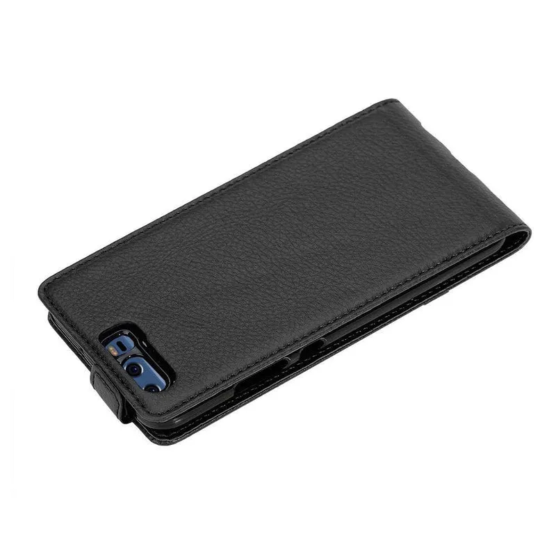 Cadorabo Hülle kompatibel mit Huawei P10 PLUS Schutzhülle im Flip Design aus strukturiertem Kunstleder
