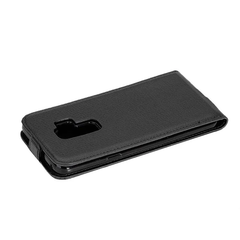 Cadorabo Hülle kompatibel mit Samsung Galaxy S9 PLUS Schutzhülle im Flip Design aus strukturiertem Kunstleder