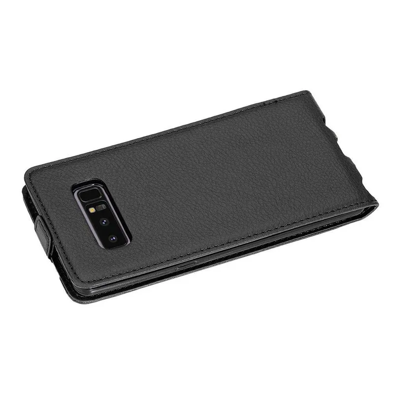 Cadorabo Hülle kompatibel mit Samsung Galaxy NOTE 8 Schutzhülle im Flip Design aus strukturiertem Kunstleder