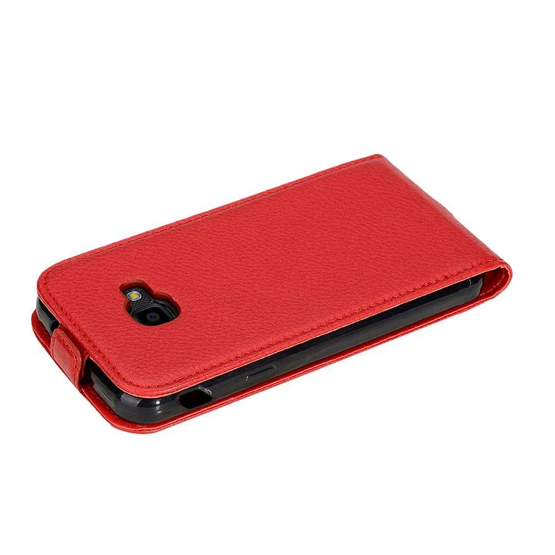 Cadorabo Hülle kompatibel mit Samsung Galaxy XCover 4 / XCover 4s Schutzhülle im Flip Design aus strukturiertem Kunstleder
