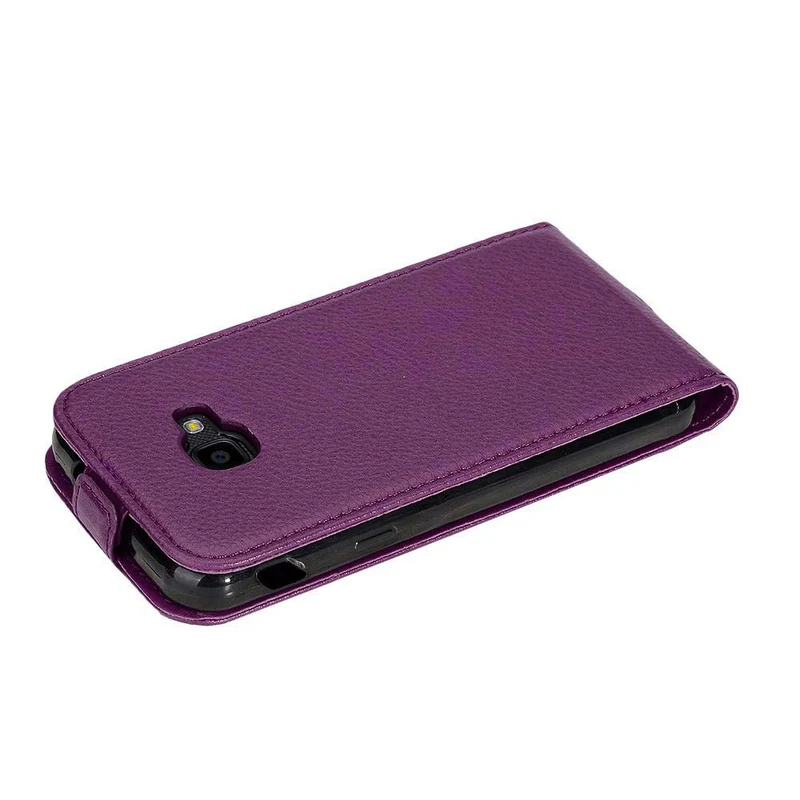 Cadorabo Hülle kompatibel mit Samsung Galaxy XCover 4 / XCover 4s Schutzhülle im Flip Design aus strukturiertem Kunstleder