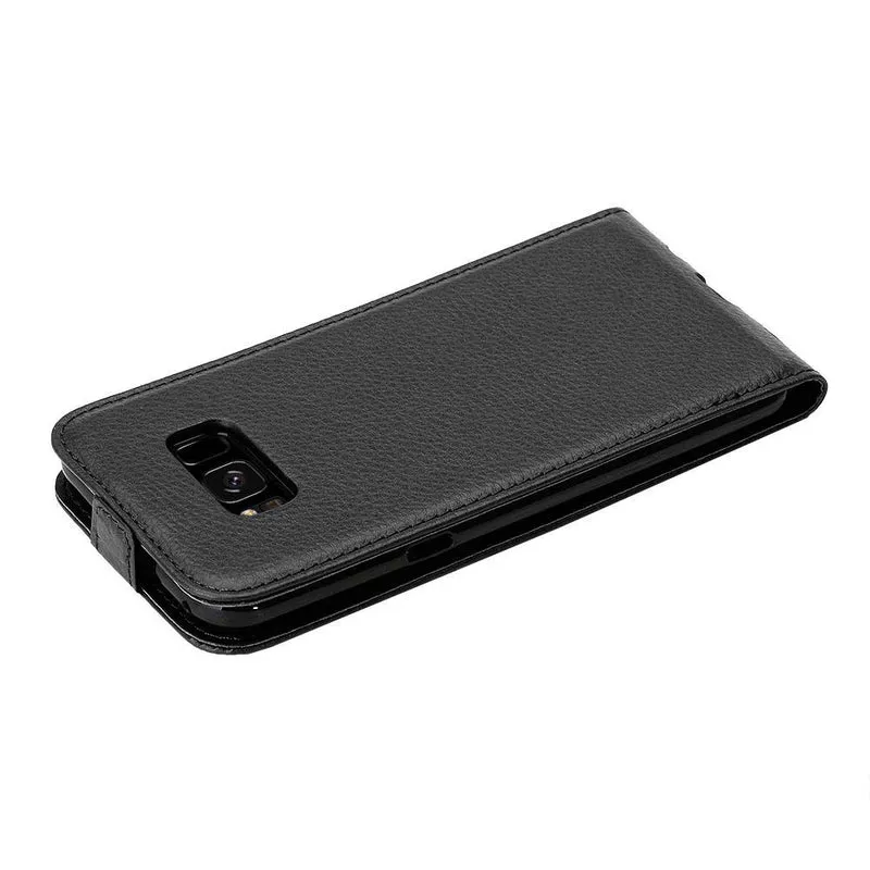 Cadorabo Hülle kompatibel mit Samsung Galaxy S8 PLUS Schutzhülle im Flip Design aus strukturiertem Kunstleder