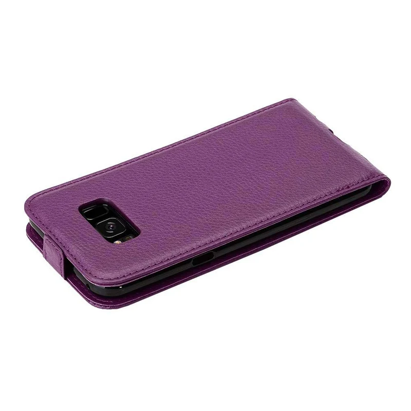 Cadorabo Hülle kompatibel mit Samsung Galaxy S8 PLUS Schutzhülle im Flip Design aus strukturiertem Kunstleder