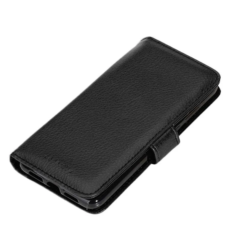 Cadorabo Hülle kompatibel mit Huawei P20 Schutzhülle mit Magnetverschluss und 3 Kartenfächern