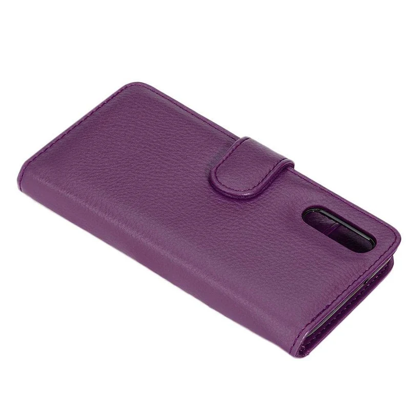 Cadorabo Hülle kompatibel mit Huawei P20 Schutzhülle mit Magnetverschluss und 3 Kartenfächern