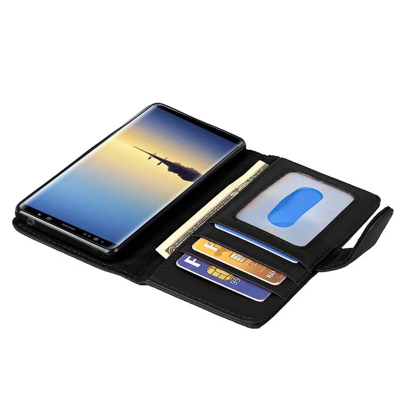 Cadorabo Hülle kompatibel mit Samsung Galaxy NOTE 8 Schutzhülle mit Magnetverschluss und 3 Kartenfächern