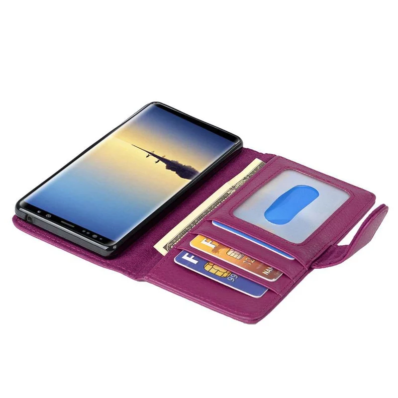 Cadorabo Hülle kompatibel mit Samsung Galaxy NOTE 8 Schutzhülle mit Magnetverschluss und 3 Kartenfächern