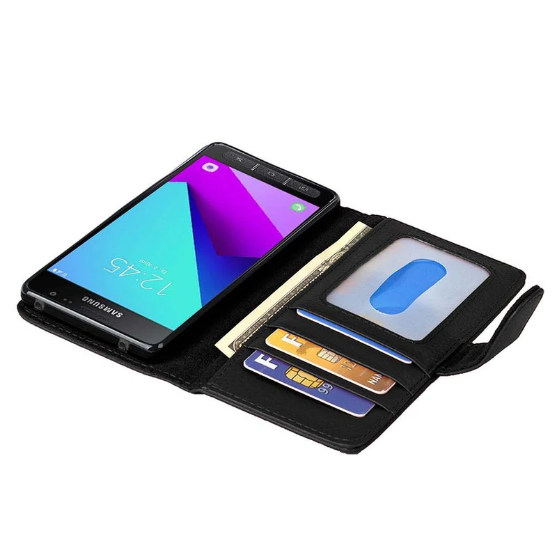 Cadorabo Hülle kompatibel mit Samsung Galaxy XCover 4 / XCover 4s Schutzhülle mit Magnetverschluss und 3 Kartenfächern