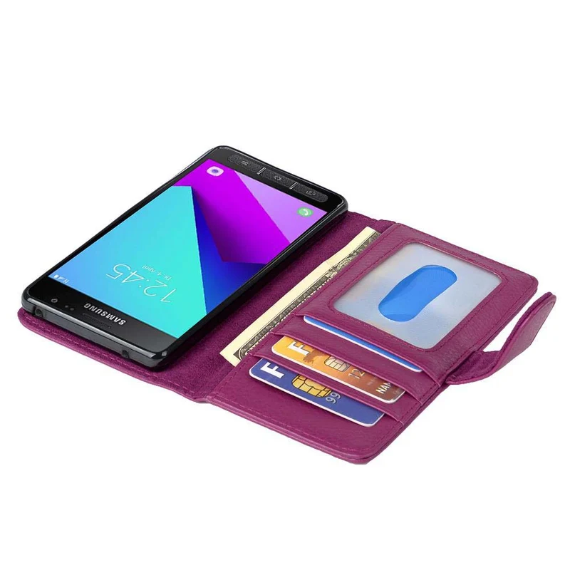 Cadorabo Hülle kompatibel mit Samsung Galaxy XCover 4 / XCover 4s Schutzhülle mit Magnetverschluss und 3 Kartenfächern