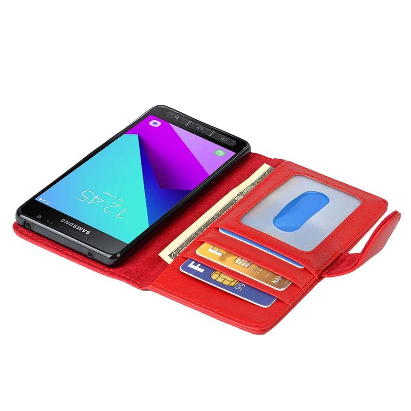 Cadorabo Hülle kompatibel mit Samsung Galaxy XCover 4 / XCover 4s Schutzhülle mit Magnetverschluss und 3 Kartenfächern