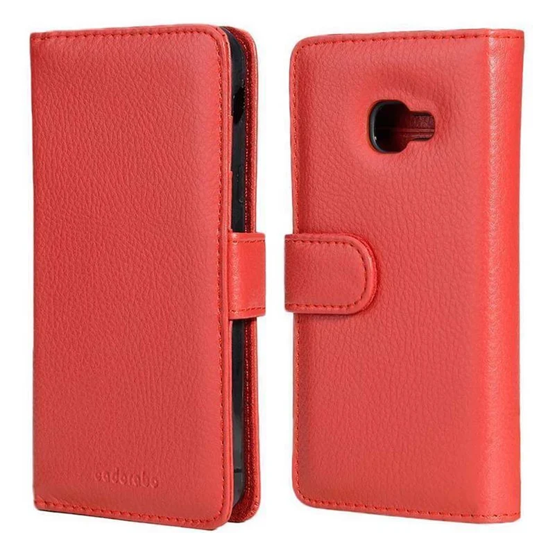 Cadorabo Hülle kompatibel mit Samsung Galaxy XCover 4 / XCover 4s Schutzhülle mit Magnetverschluss und 3 Kartenfächern
