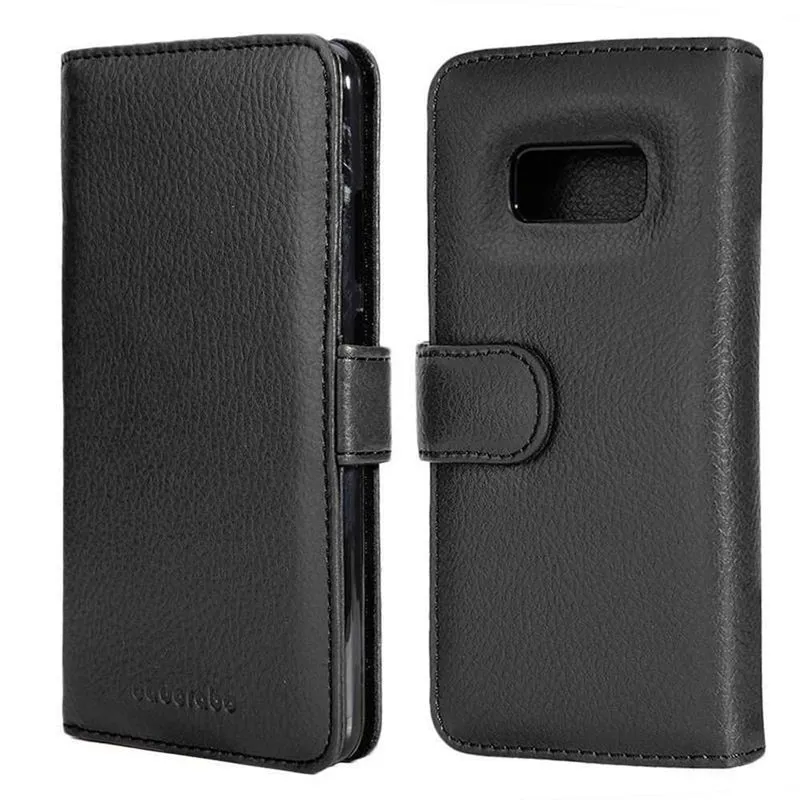Cadorabo Hülle kompatibel mit Samsung Galaxy S8 PLUS Schutzhülle mit Magnetverschluss und 3 Kartenfächern