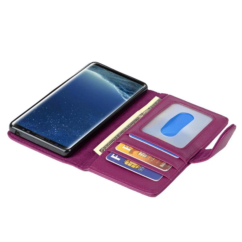 Cadorabo Hülle kompatibel mit Samsung Galaxy S8 PLUS Schutzhülle mit Magnetverschluss und 3 Kartenfächern