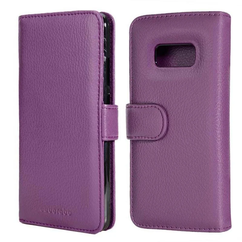 Cadorabo Hülle kompatibel mit Samsung Galaxy S8 PLUS Schutzhülle mit Magnetverschluss und 3 Kartenfächern