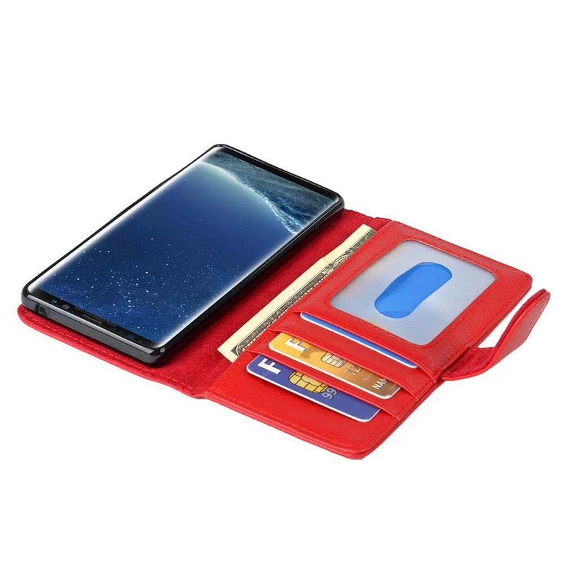 Cadorabo Hülle kompatibel mit Samsung Galaxy S8 PLUS Schutzhülle mit Magnetverschluss und 3 Kartenfächern