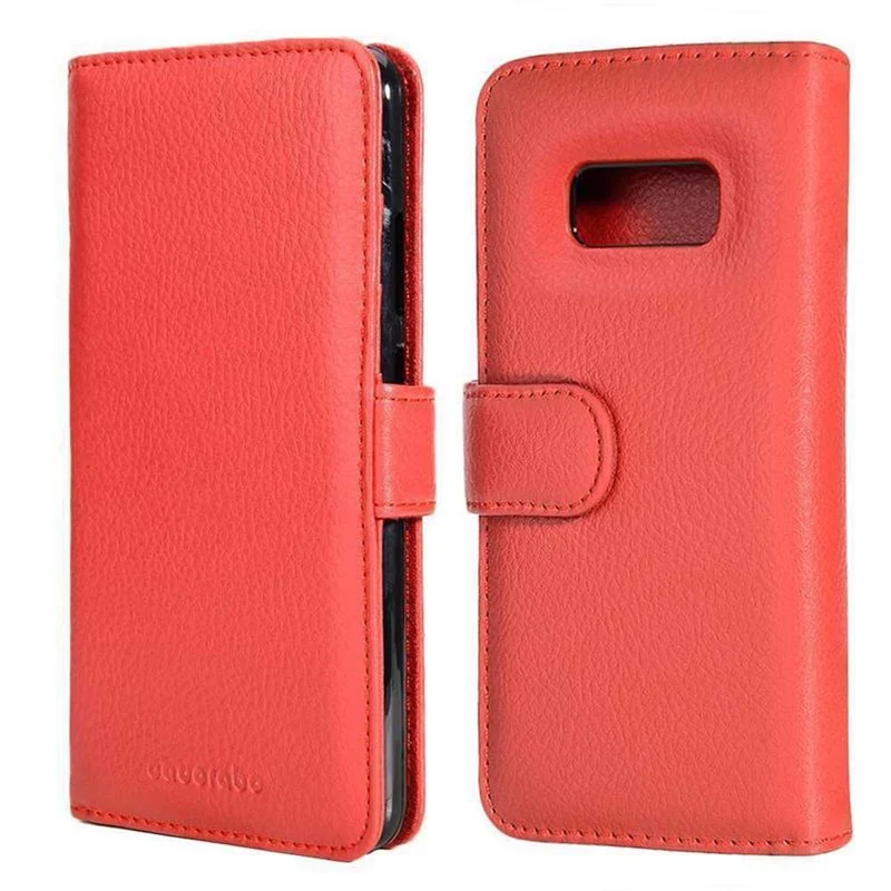 Cadorabo Hülle kompatibel mit Samsung Galaxy S8 PLUS Schutzhülle mit Magnetverschluss und 3 Kartenfächern