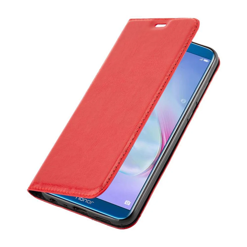 Cadorabo Hülle kompatibel mit Honor 9 LITE Schutzhülle mit Magnetverschluss, Standfunktion und Kartenfach