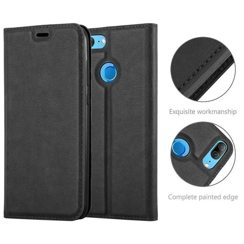 Cadorabo Hülle kompatibel mit Honor 9 LITE Schutzhülle mit Magnetverschluss, Standfunktion und Kartenfach