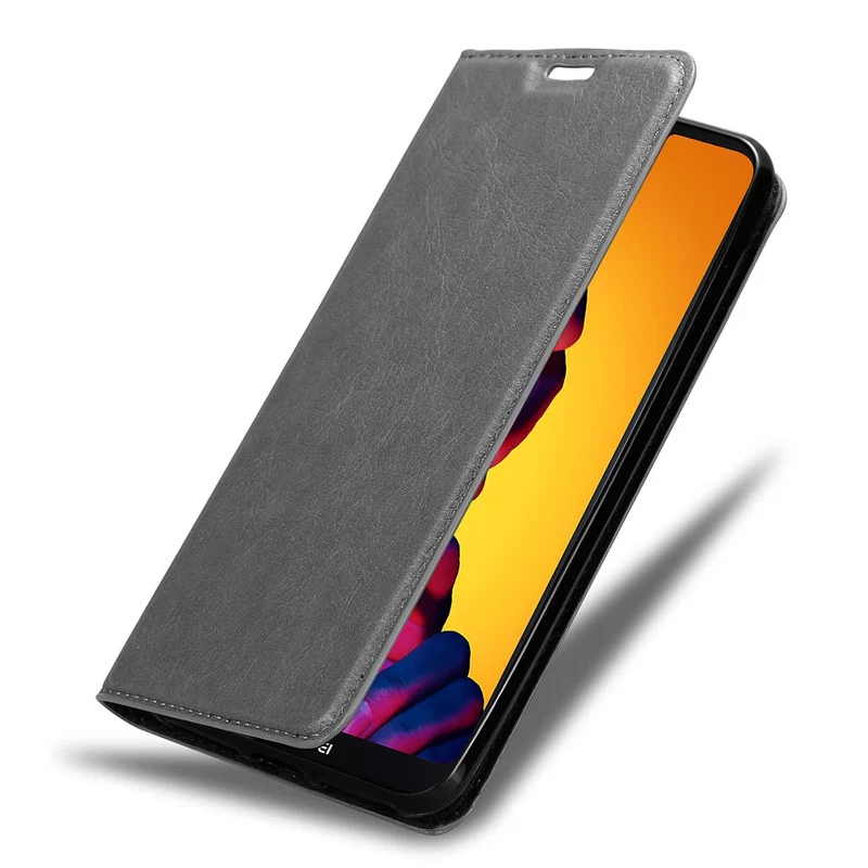Cadorabo Hülle kompatibel mit Huawei P20 LITE 2018 / NOVA 3E Schutzhülle mit Magnetverschluss, Standfunktion und Kartenfach