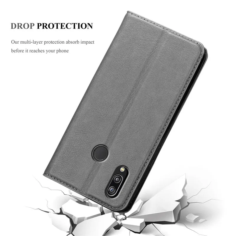 Cadorabo Hülle kompatibel mit Huawei P20 LITE 2018 / NOVA 3E Schutzhülle mit Magnetverschluss, Standfunktion und Kartenfach