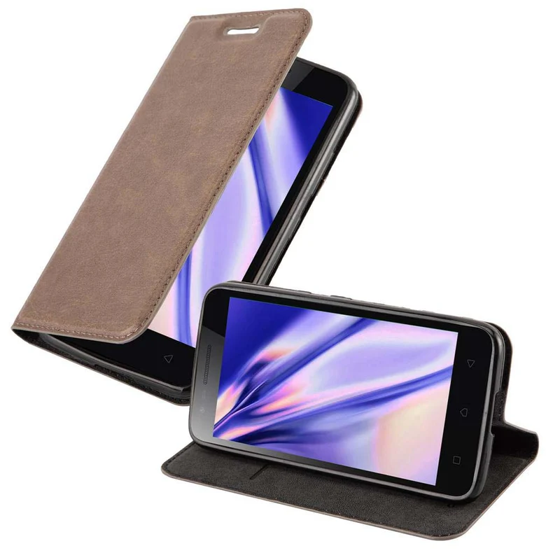 Cadorabo Hülle kompatibel mit Lenovo C2 Schutzhülle mit Magnetverschluss, Standfunktion und Kartenfach